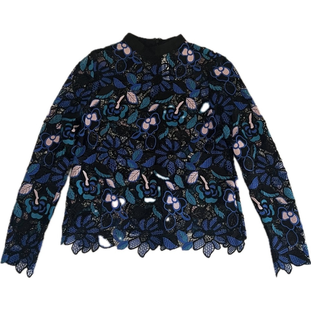 Self-Portrait embroidered top. Size US 4